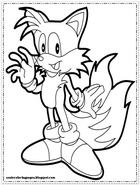 sonic coloring printables